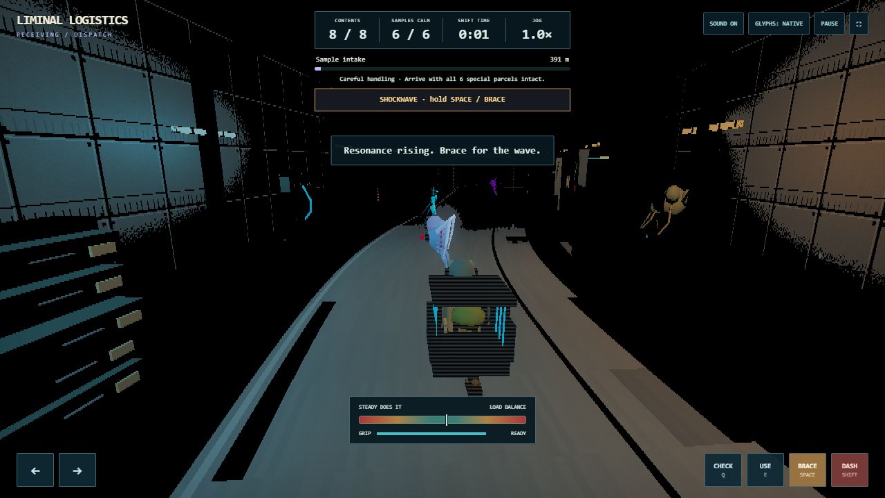Liminal Logistics screenshot 2 from “Why I made Liminal Logistics”.