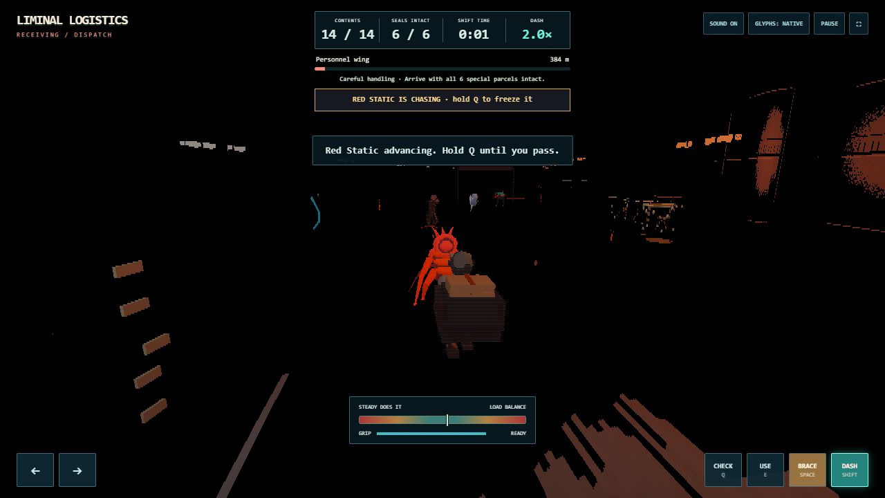 Liminal Logistics screenshot 3 from “Why I made Liminal Logistics”.