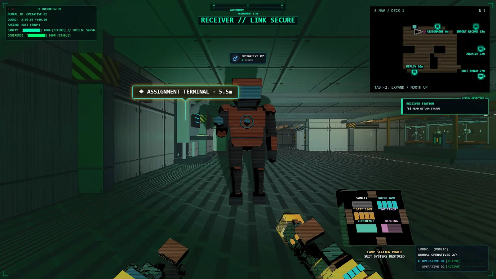 A co-op operative in Liminal Protocol
