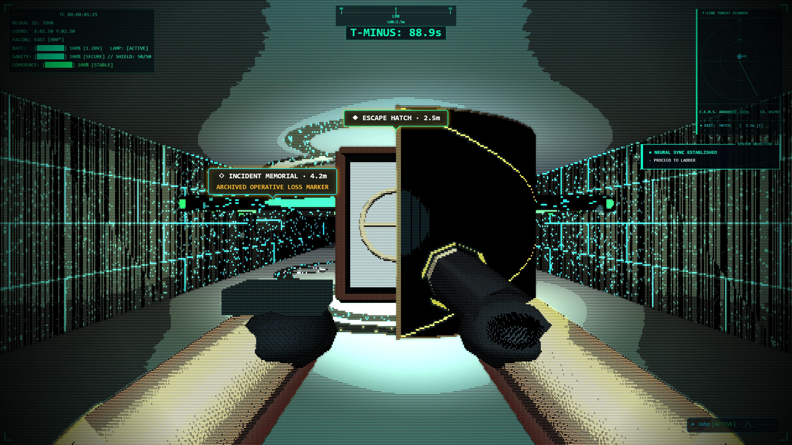 Extraction gate reached